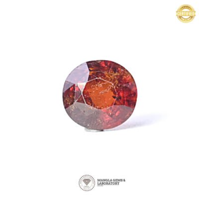 Hessonite(गोमेद) - 6.63carat/7.36ratti
