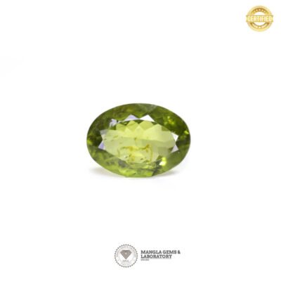 Peridot : 5.00carrat/5.55ratti