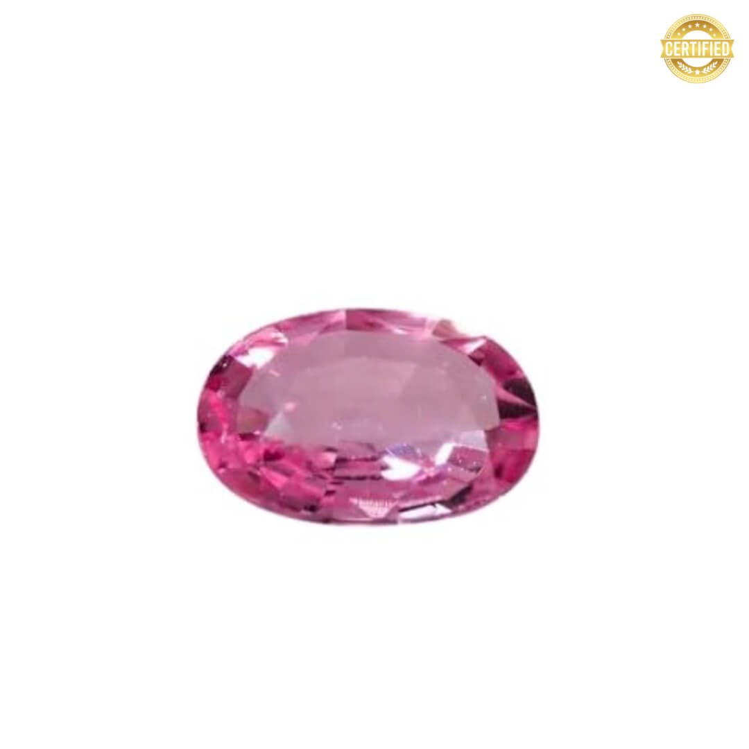 Pink sapphire : 5.00carrat/5.55ratti
