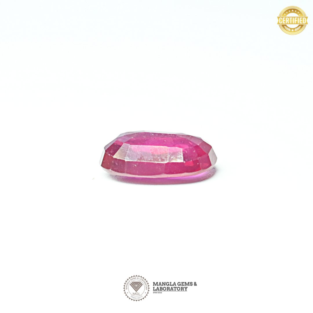 RUBY( माणिक) - 5.76carrat/ 6.40ratti - Image 3