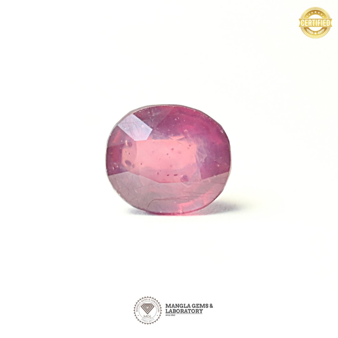 RUBY( माणिक) - 6.47carat/7.18ratti