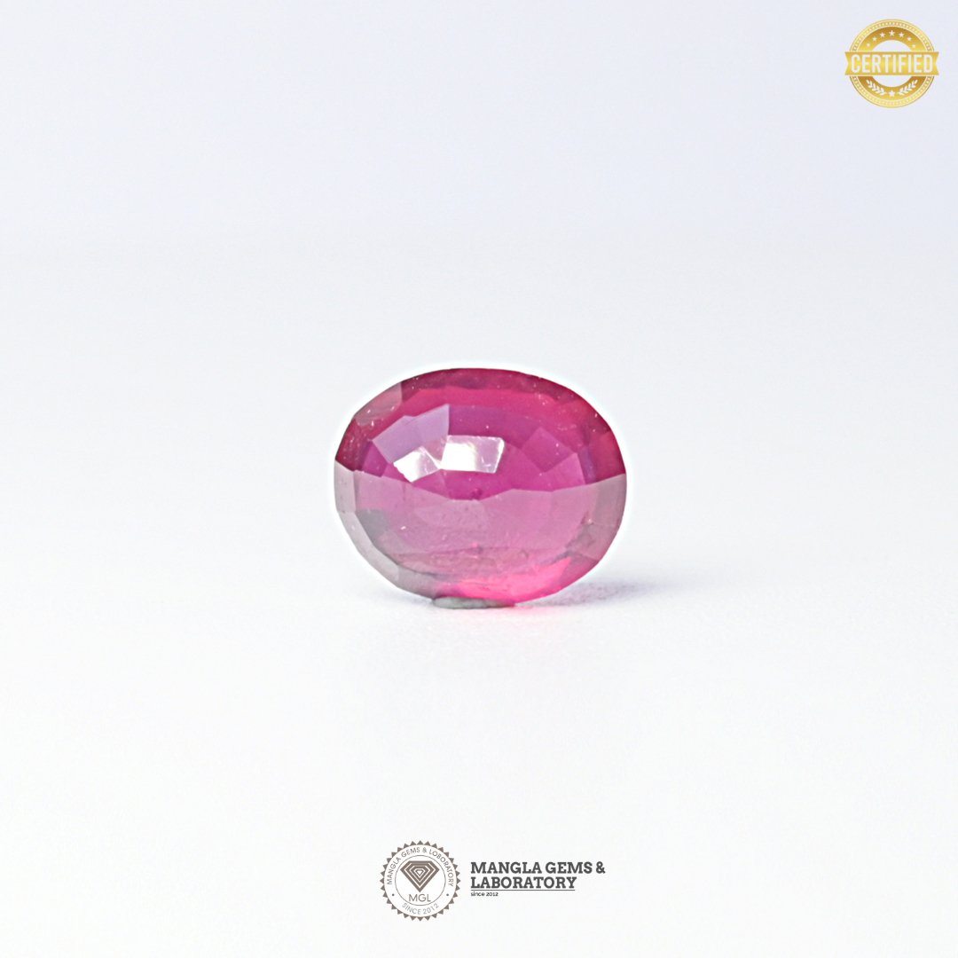 RUBY( माणिक) - 4.67carat/5.18ratti - Image 2