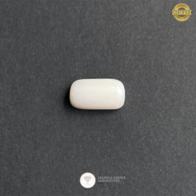 White Corel : 5.80carat/6.44ratti