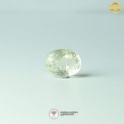 Yellow Sapphire(पुखराज) - 2.42 carat/2.68ratti