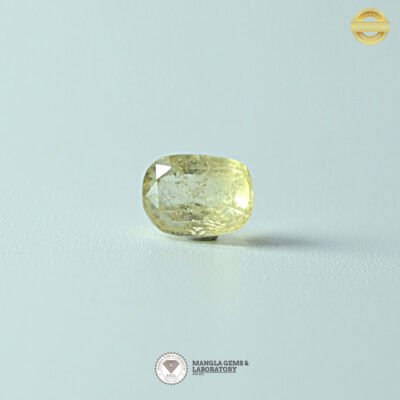 Yellow Sapphire(पुखराज) - 3.45 carat/3.83ratti