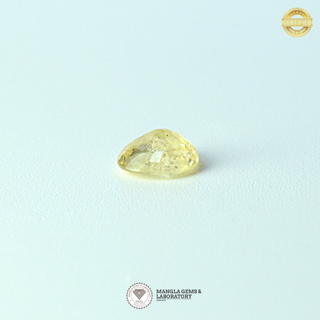 Yellow Sapphire(पुखराज) - 2.45 carat/2.72ratti - Image 3