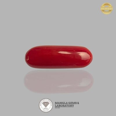 Red Coral(लाल मूंगा)- 5.60carat/6.22ratti