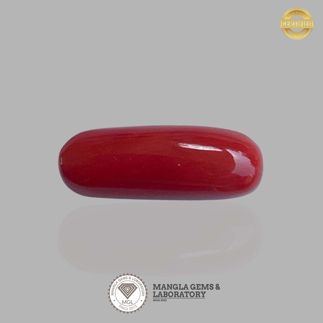 Red Coral(लाल मूंगा)-6.15carat/6.83ratti