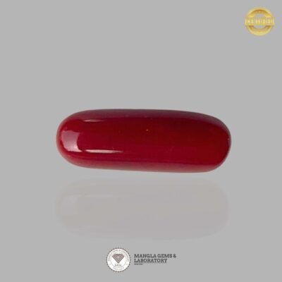 Red Coral(लाल मूंगा)-5.20carat/5.80ratti