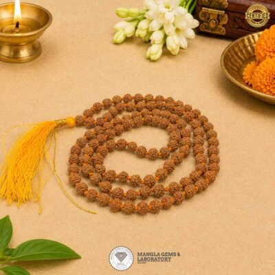 rudraksh mala, certified natural mala