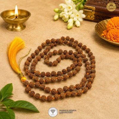 rudraksh mala, certified natural mala