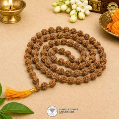 rudraksh mala, certified natural mala