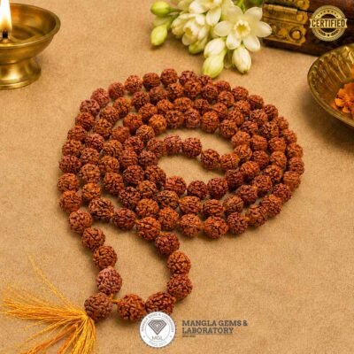 rudraksh mala, certified natural mala