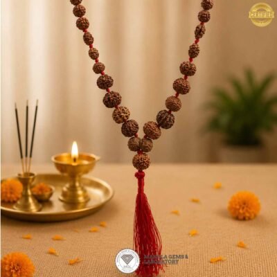 rudraksh mala, certified natural mala