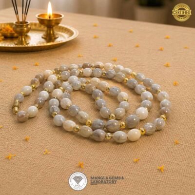 vaijanti mala, natural and certifid vaijanti mala, certified mala rudraksha